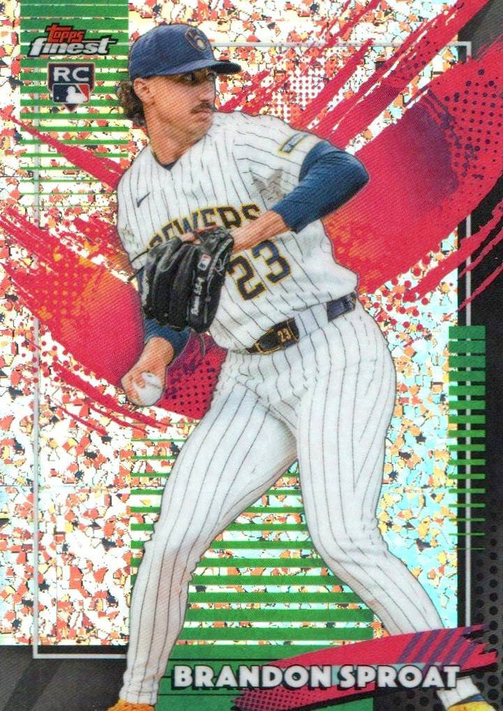 2026 Finest #292 Brandon Sproat Mini-Diamond Refractors