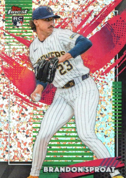 2026 Finest #292 Brandon Sproat Mini-Diamond Refractors