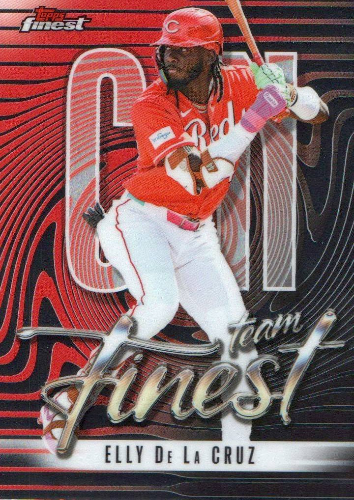 2026 Finest #TF-18 Elly De La Cruz Topps Team Finest