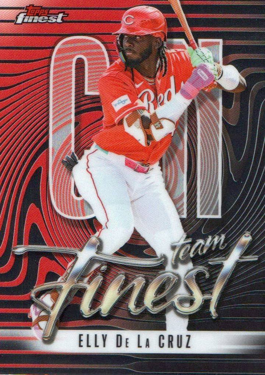 2026 Finest #TF-18 Elly De La Cruz Topps Team Finest