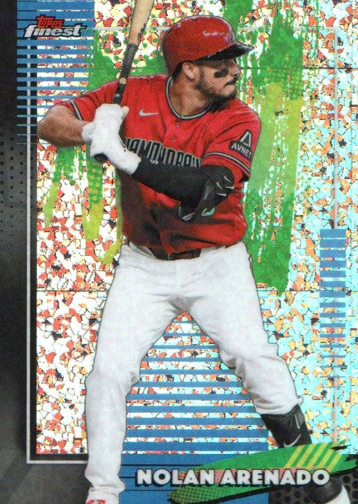2026 Finest #77 Nolan Arenado Mini-Diamond Refractors