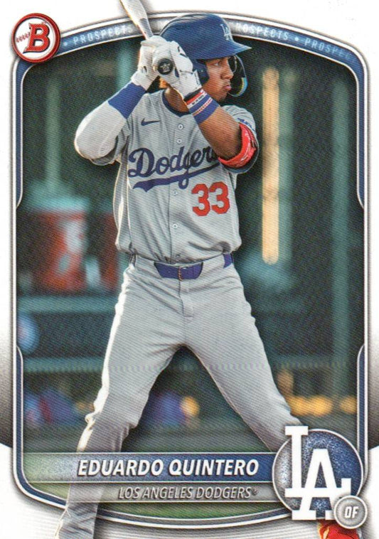 2025 Bowman Draft #BD-111 Eduardo Quintero