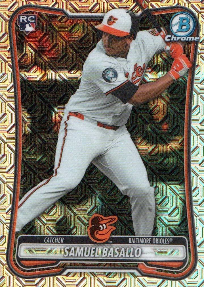 2026 Bowman #93 Samuel Basallo Chrome Mojo Refractors