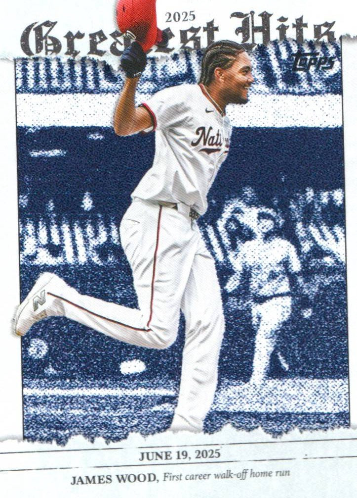 2026 Topps #GH-4 James Wood 2025 Greatest Hits