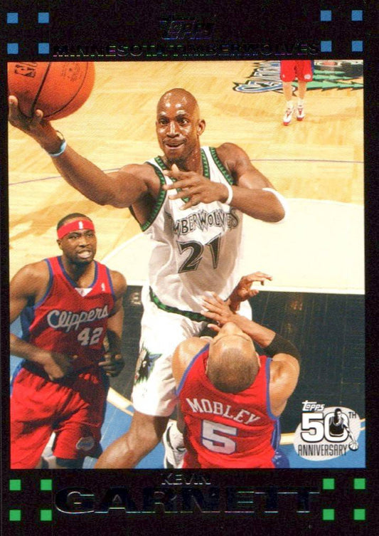2007-08 Topps #20 Kevin Garnett