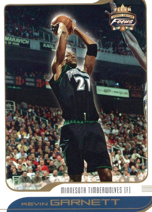 2001-02 Fleer Focus #96 Kevin Garnett