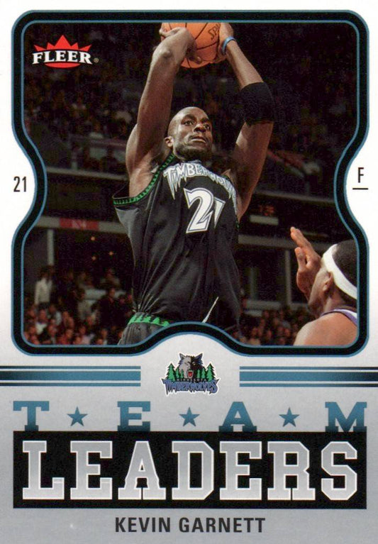 2006-07 Fleer #TL-KG Kevin Garnett Team Leaders