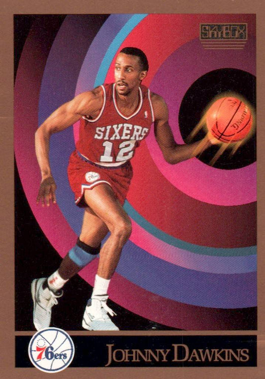 1990-91 SkyBox #214 Johnny Dawkins