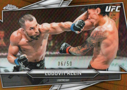 2026 Topps Chrome UFC #145 Ludovit Klein Prism Refractor /50