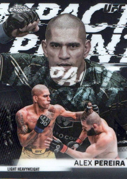 2026 Topps Chrome UFC #IP-1 Alex Pereira Impact Point