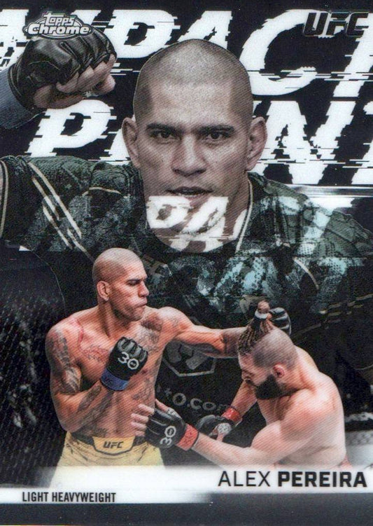2026 Topps Chrome UFC #IP-1 Alex Pereira Impact Point