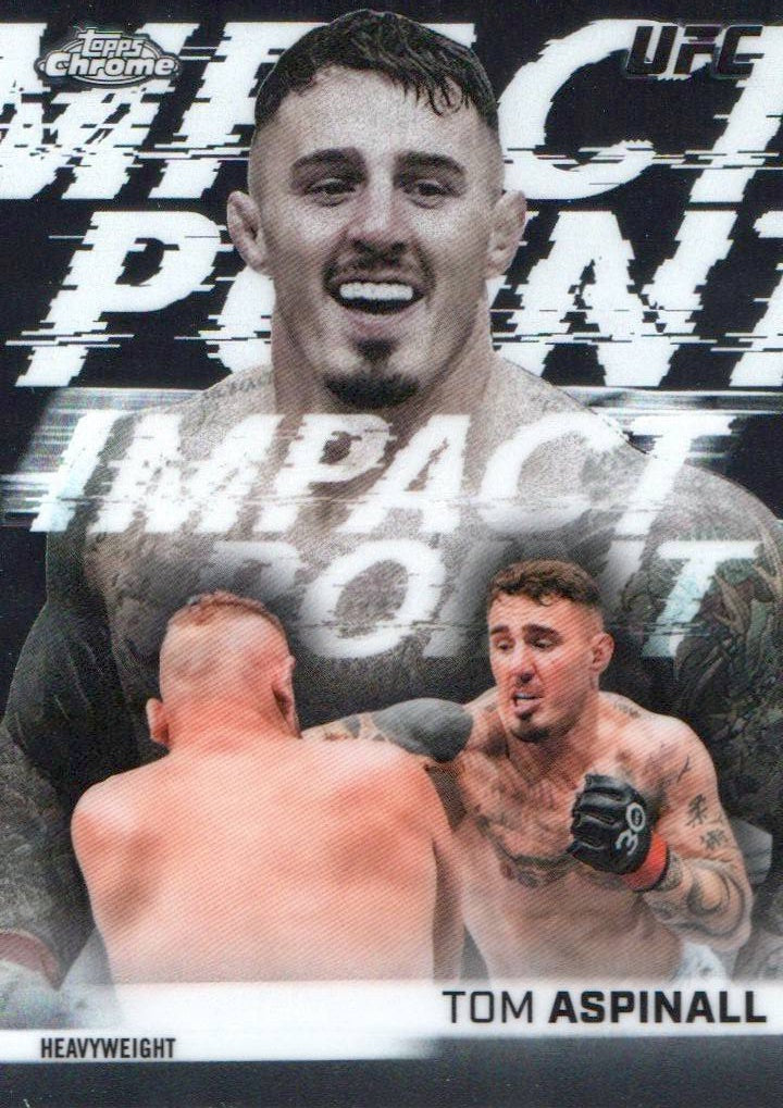 2026 Topps Chrome UFC #IP-6 Tom Aspinall Impact Point