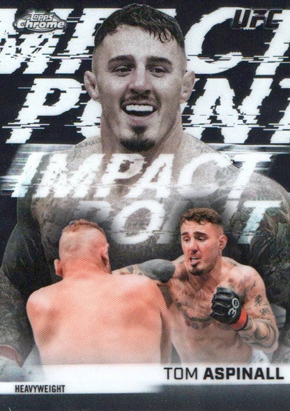 2026 Topps Chrome UFC #IP-6 Tom Aspinall Impact Point