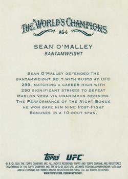 2026 Topps Chrome UFC #AG-6 Sean O'Malley Allen & Ginter