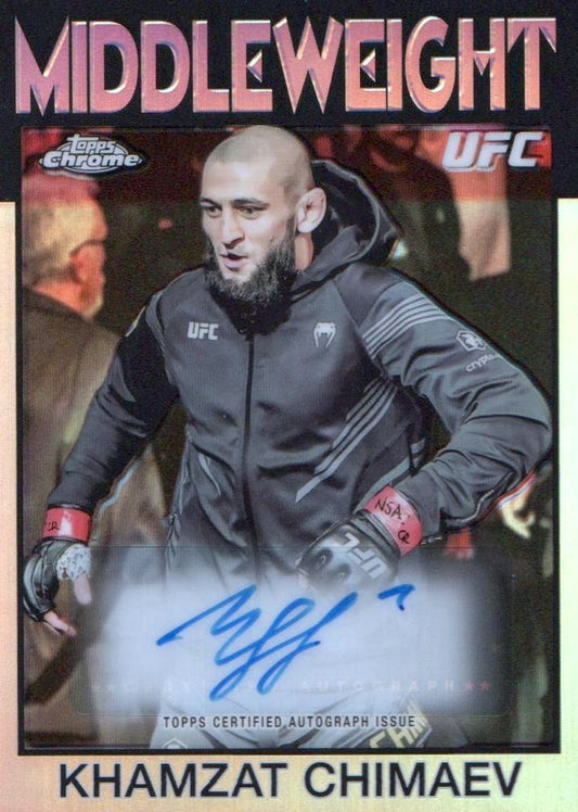 Topps Chrome 2026 UFC Khamzat Chimaev auto