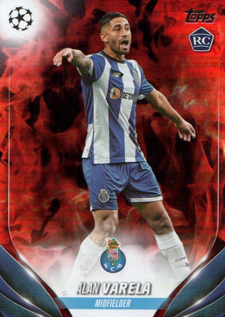 2023-24 Topps UEFA Club Competitions #55 Alan Varela Inferno Foil