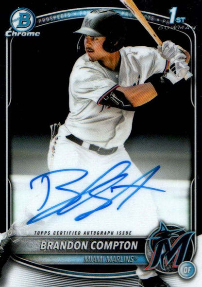 Brandon Compton Auto Bowman Chrome Draft 2025