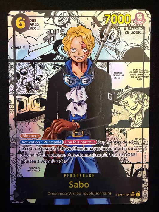 One Piece Manga Sabo FR OP13-120 Nier Mint