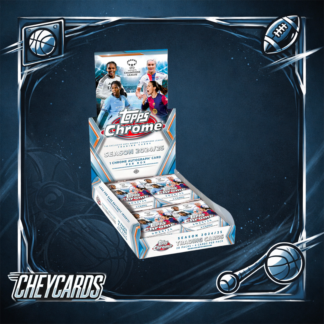 UEFA woman's league topps chrome 24/25